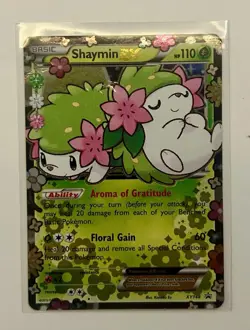 Shaymin EX XY148 XY NM Holo Pokemon Card - Image 1