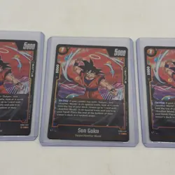 Son Goku Fb09-079 Rare Three (3) Card Lot! Dragon Ball Fusion World! - Image 3