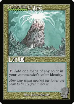 Command Tower (Foil) (Brain Dead Art) - Secret Lair Drop Series (SLD) - Image 1