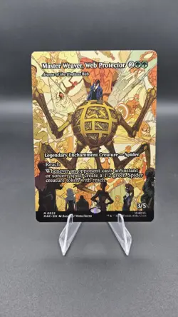 MTG Master Weaver, Web Protector 32 Mythic Borderless Marvel Universe Spider-Man - Image 1