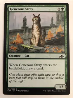 MTG Guilds of Ravnica Generous Stray 129/259 NM - Image 1