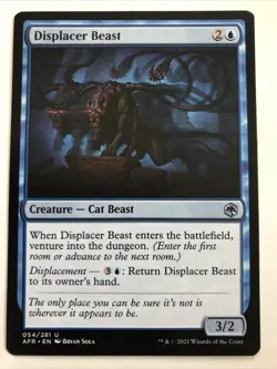 MTG Adventures In The Forgotten Realms Displacer Beast 054/281 NM - Image 1
