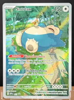 2023 Pokemon Scarlet & Violet 151 Snorlax HoloFoil SVP 051 Black Star Promo - Image 1