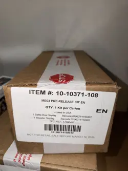 Pokemon TCG ME03 Perfect Order Factory Sealed Pre Release Kit - Image 1