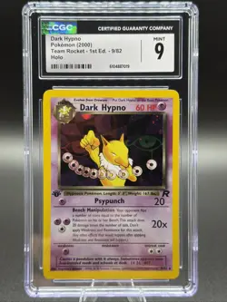 Dark Hypno [1st Edition] #9 Pokemon Team Rocket - CGC 9 - Image 1