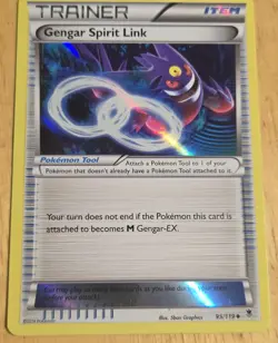 Pokemon TCG Gengar Spirit Link Holo 95/119 NM - Image 3