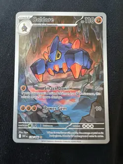 The Pokemon Company Boldore SV: White Flare Rare 128/086 Holo ENG 110 HP 2025 - Image 1