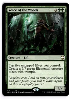 Voice of the Woods Commander: Kaldheim 78 Near Mint - Image 1