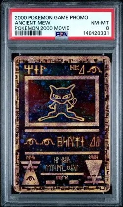 POKEMON PSA 8 NM-MINT Ancient Mew Pokemon 2000 Movie Promo - Image 1