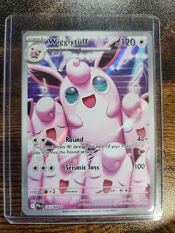 Wigglytuff 105/094 Illustration Rare Phantasmal Flames Pokemon Holo Near Mint - Image 1