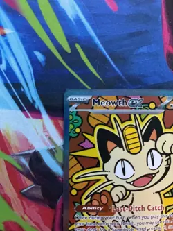 Pokemon TCG Perfect Order Meowth EX Special Illustration Rare SIR #121/088 - Image 3