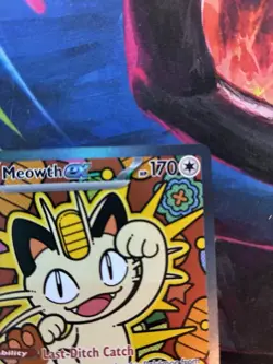Pokemon TCG Perfect Order Meowth EX Special Illustration Rare SIR #121/088 - Image 4