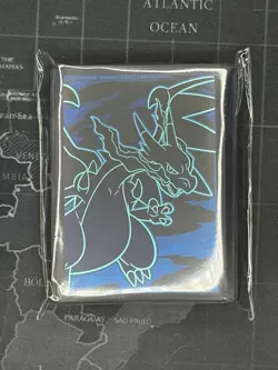 Pokemon Phantasmal Flames ETB Mega Charizard Sleeves - Image 1