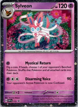 Sylveon Pokemon TCG Scarlet & Violet Black Star Promos 172 Holo Rare NM - Image 1