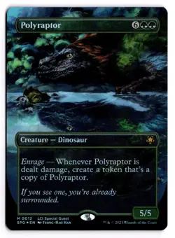 Polyraptor (Borderless) 12 Special Guests NM FOIL - Image 1