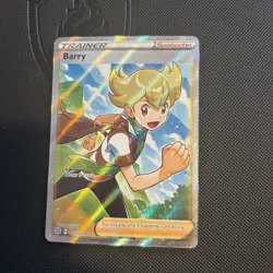 Pokemon TCG Barry Ultra Rare 167/172 Brilliant Stars NM - Image 1
