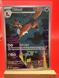 Thievul 092/084 Illustration Rare Pitch Black Pokemon Holo Near Mint - Image 1