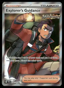 Explorer's Guidance 200/162 Ultra Rare Temporal Forces Pokemon Near Mint - Image 1