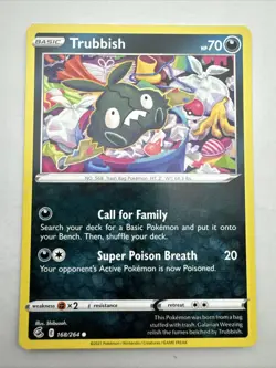 Pokemon TCG Trubbish Fusion Strike 168/264 Regular Common - Image 1