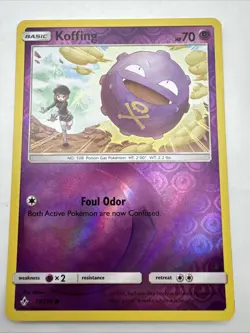 Koffing - 73/214 - SM - Unbroken Bonds - Reverse Holo - NM - Pokemon Tcg - Image 1