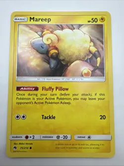 Mareep 75/214 Lost Thunder Pokemon NM Common - Image 1