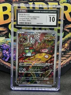 Brute Bonnet SV4K Ancient Roar AR Holo JP 077/066 Pokemon TCG - Image 1