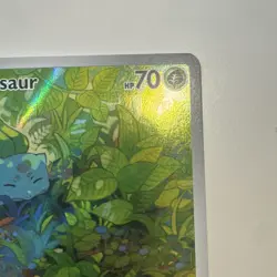 Bulbasaur Scarlet & Violet-151 166/165 Holo Illustration Rare- Pokemon TCG-NM/M - Image 4