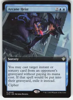 Arcane Heist (Extended Art) 49 R Commander: Outlaws of Thunder Junction NM - Image 1