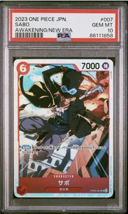 2023 One Piece Japenese SABO Awakening Of The New Era OP05 #007 PSA 10 - Image 1