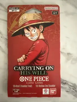 One Piece OP-13 Carrying on His Will Sleeved Booster Packs - Lot of 22 - OP13 - Image 2