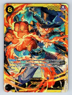 Sabo (Reprint) OP07-118 Premium Booster -The Best- Vol. 2 One Piece Foil NM - Image 1