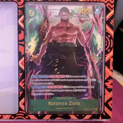 Bandai Roronoa Zoro OP06-118 Wings of the Captain SEC Full Art Foil ENG - Image 1