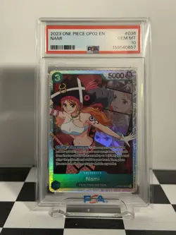 Nami SR Paramount War OP02-036 PSA 10 GEM MINT - ONE PIECE TCG - Image 1