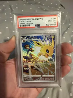 Jolteon TG04/TG30 Pokemon Card - Brilliant Stars Trainer Gallery - PSA 10 - Image 1