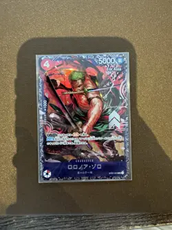 One Piece Card Game Japanese Roronoa Zoro ST21-015 Flagship Battle Asia Prize - Image 1