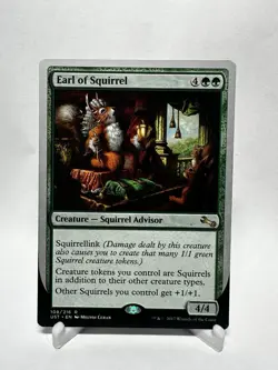 Magic the Gathering (mtg): UST: Earl of Squirrel - Rare Unstable - Image 1