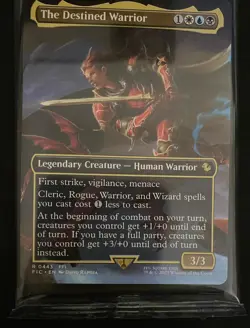 The Destined Warrior (Borderless) 443 Commander: FINAL FANTASY Sealed - Image 1