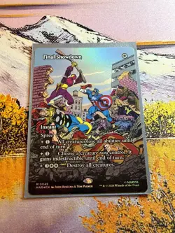 Final Showdown (Borderless) Marvel Universe Eternal-Legal Foil - Image 1