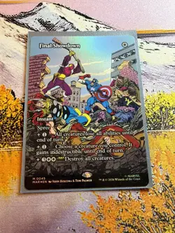 Final Showdown (Borderless) Marvel Universe Eternal-Legal Foil - Image 2