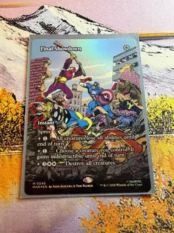 Final Showdown (Borderless) Marvel Universe Eternal-Legal Foil - Image 4