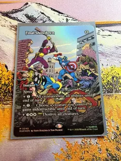 Final Showdown (Borderless) Marvel Universe Eternal-Legal Foil - Image 5