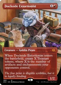 Dockside Extortionist - Foil Extended Art 2XM LP MTG - Image 1