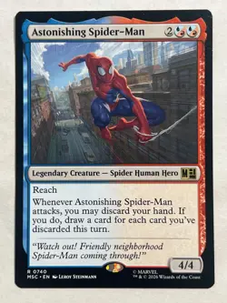 MTG - Astonishing Spider-Man - MSC - Rare - NM - Magic the Gathering - Image 1