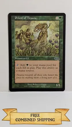 Priest of Titania Urza's Saga ...sku: DA406 - Image 1