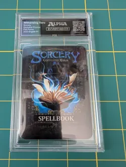 Sorcery Witherwing Hero Exclusive Foil Promo - PCG 8.5 Graded - Image 2