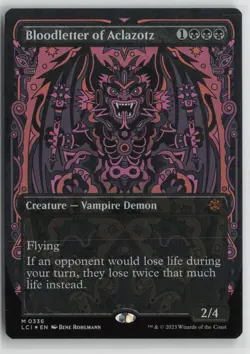 Bloodletter of Aclazotz (Borderless) NM Foil 336 The Lost Caverns of Ixalan MTG - Image 1