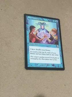 Magic the Gathering MTG Mercadian Masques: SOOTHSAYING Card NM - Image 1