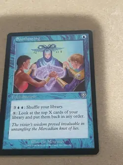 Magic the Gathering MTG Mercadian Masques: SOOTHSAYING Card NM - Image 3