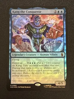 MTG Marvel Super Heroes Kang the Conqueror Foil 0062 Mythic - Image 1