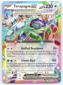 Pokemon TCG ME: Ascended Heroes Terapagos ex 179/217 Double Rare 2026 - Image 1